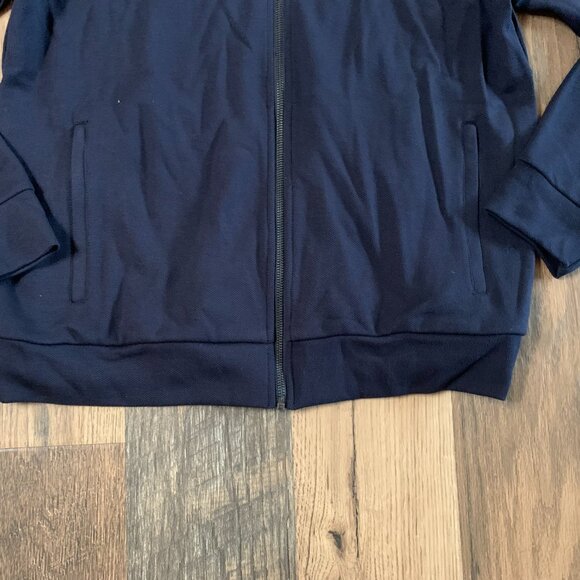 NWT 32 Degree Heat Men's size Medium Navy Full Zip Hooded Jacket - Picture 3 of 10